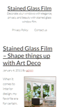 Mobile Screenshot of estainedglassfilm.com